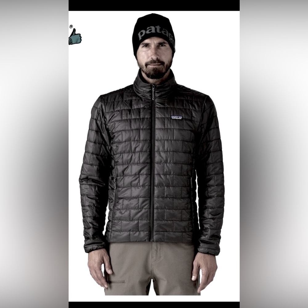 Patagonia Men’s Nano Puff Insulated Jacket in Black Size M